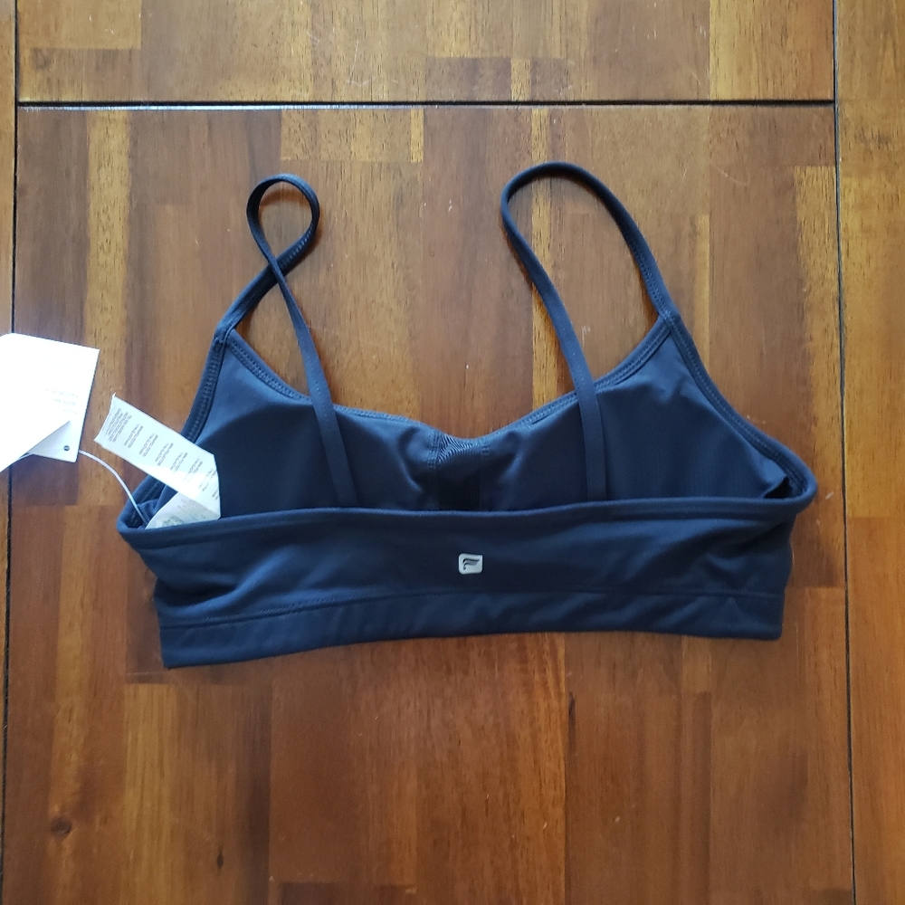 NWT Fabletics Purple & Black Lucia Tank & Bra Set - Picture 7 of 9